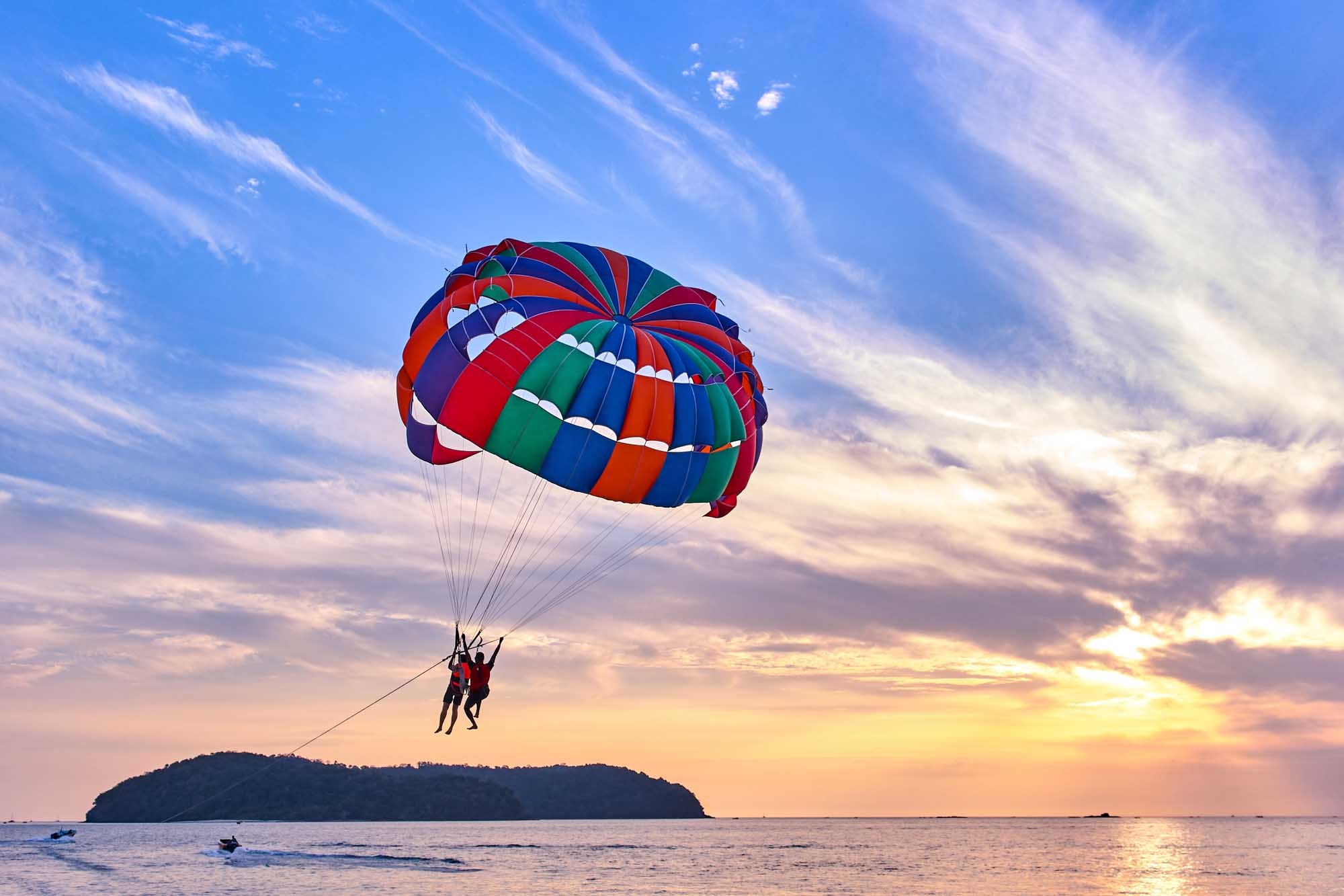 Parasailing activity