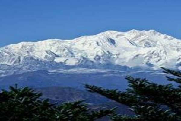 Kanchenjungha view from Old Silk route Sikkim
