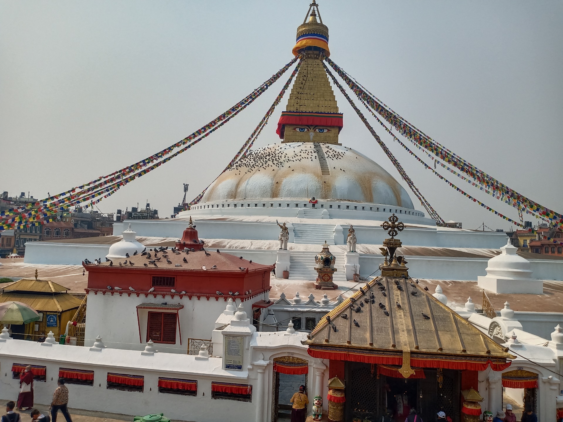 Buddha stupa in Kathmandu, Nepal tour
