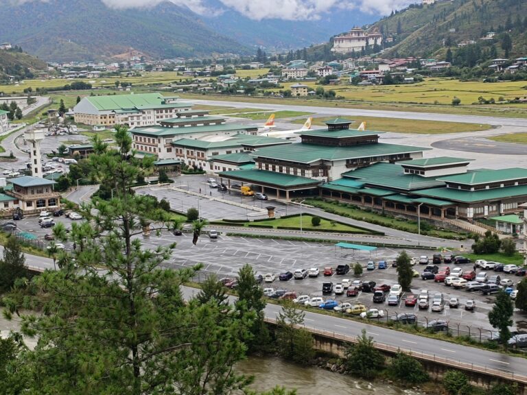 Paro Airport view point Bhutan package